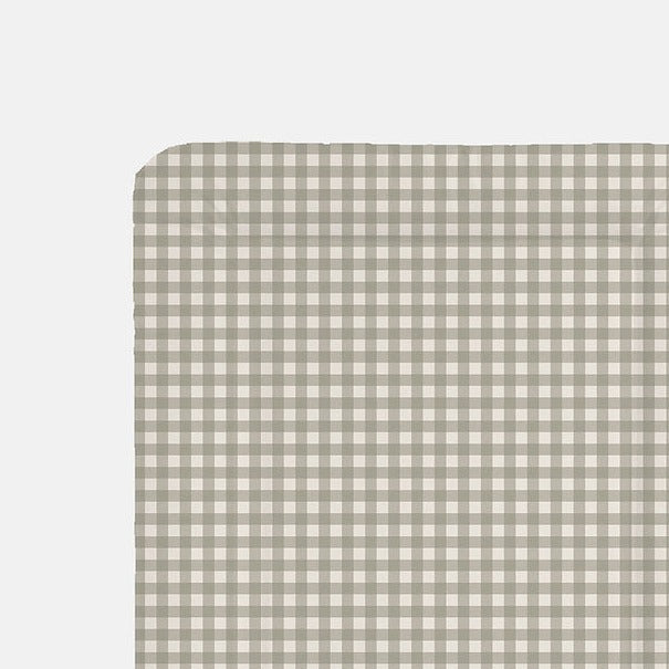 Gingham Sage Table Changing Mat