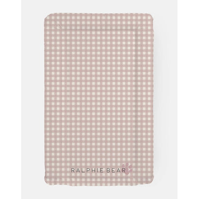 Gingham Pink Table Changing Mat