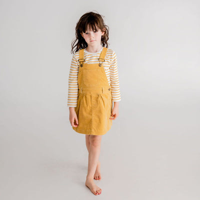 Ochre Corduroy Dress