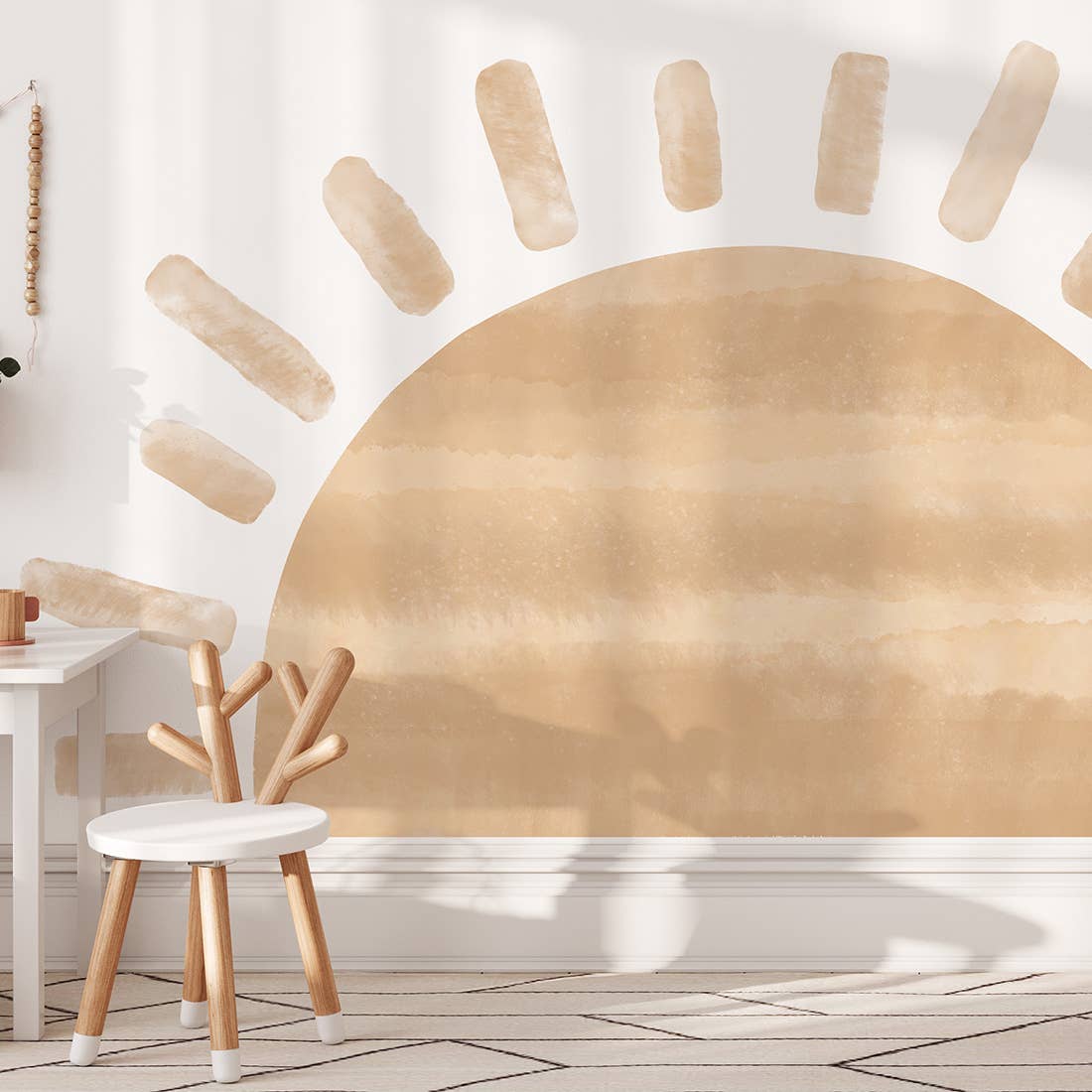 Wall Sticker | Sun Beige-Pastelowe Love - wall sticker & wallpaper co.-Yes Bebe