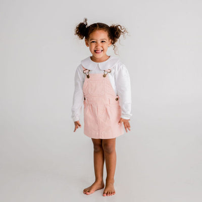 Old Rose Pink Corduroy Dress