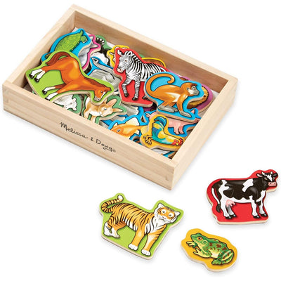 Wooden Animal Magnets