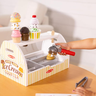 Scoop & Serve Ice Cream Counter Play Set