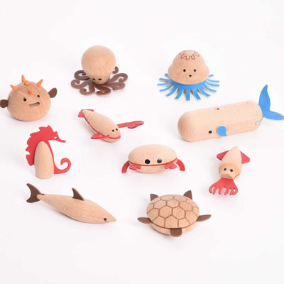 Wooden Sea Creatures