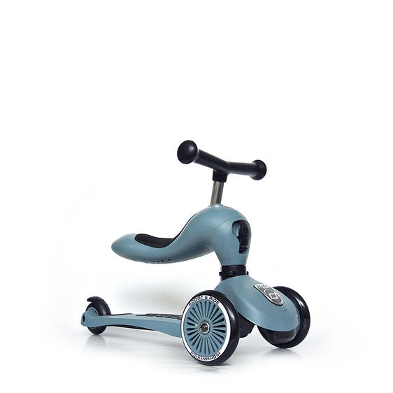 Highwaykick 1 Scooter with Seat - Steel
