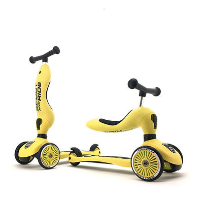 Highwaykick 1 Scooter with Seat - Lemon