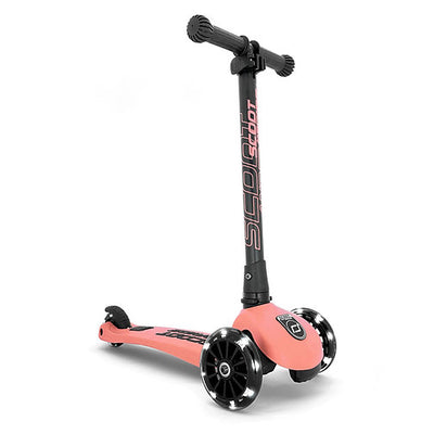 Highwaykick 3 LED Scooter - Peach