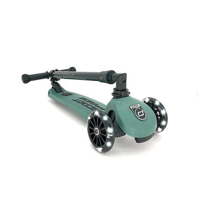 Highwaykick 3 LED Scooter - Forest-Scooters-Scoot and Ride-Yes Bebe