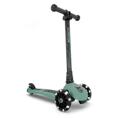 Highwaykick 3 LED Scooter - Forest