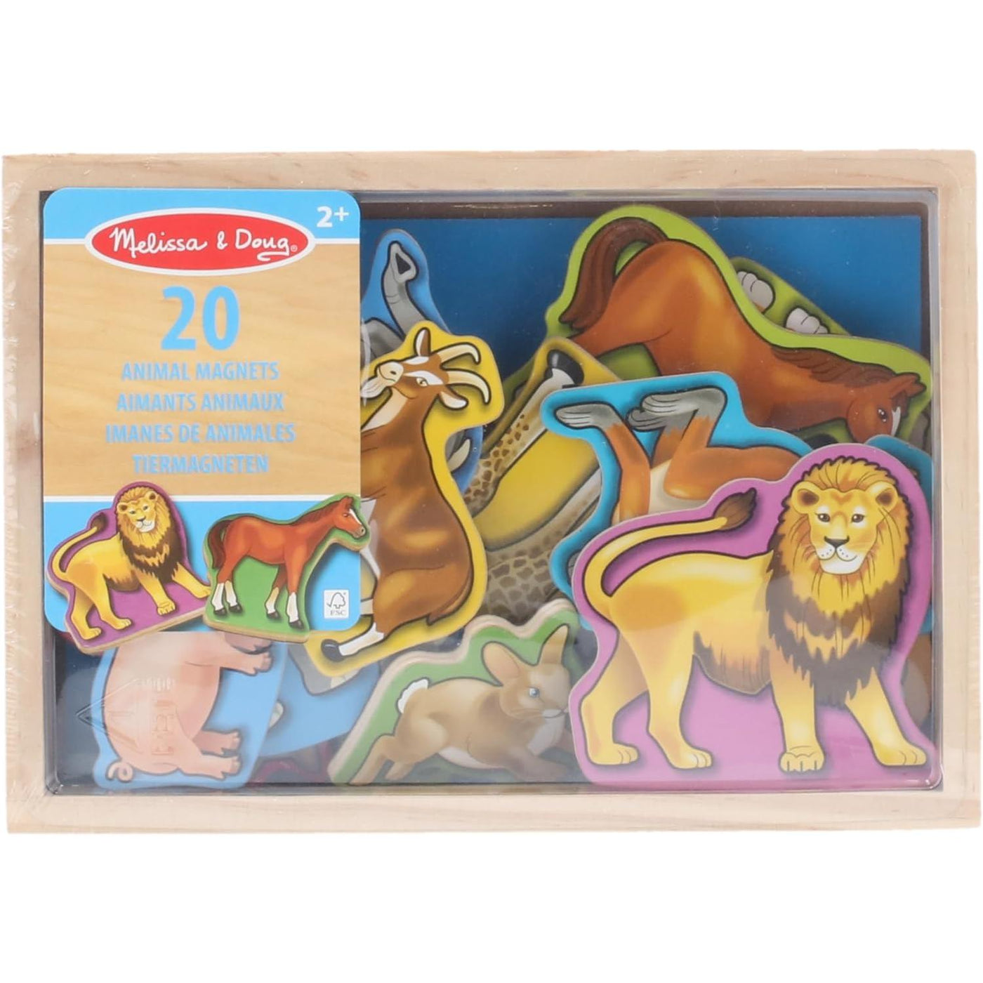 Wooden Animal Magnets