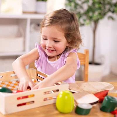 Wooden Cutting Play Food