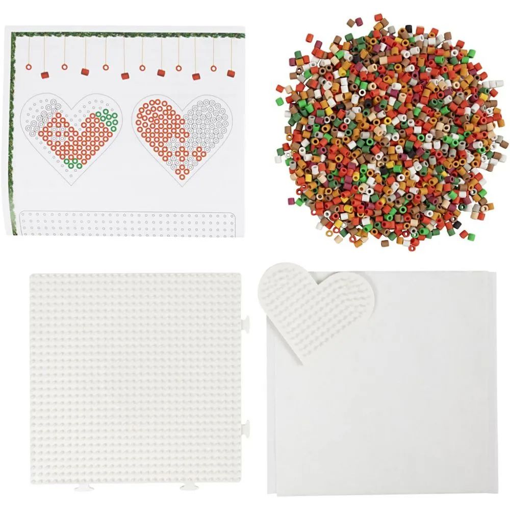 Christmas Ironing Beads Kit - Santa Claus - 5 Pieces