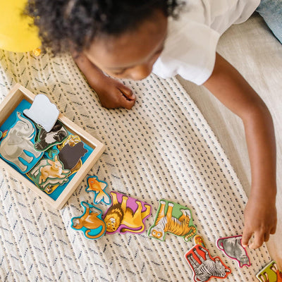 Wooden Animal Magnets