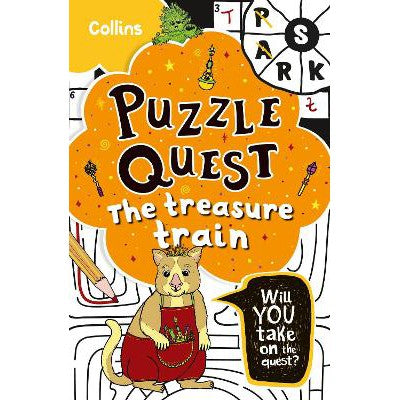 The Treasure Train: Solve more than 100 puzzles in this adventure story for kids aged 7+ (Puzzle Quest)-Books-Collins-Yes Bebe