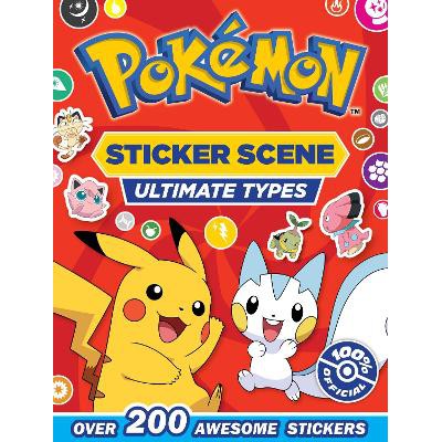 POKÉMON ULTIMATE TYPES STICKER SCENE-Books-Farshore-Yes Bebe