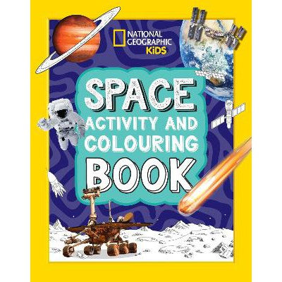 Space Activity and Colouring Book (National Geographic Kids)-Books-Collins-Yes Bebe