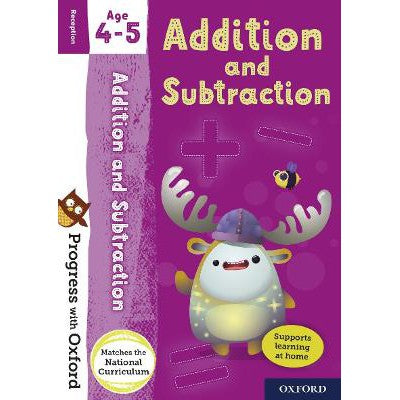 Progress with Oxford: Progress with Oxford: Addition and Subtraction Age 4-5 - Practise for School with Essential Maths Skills-Books-Oxford University Press-Yes Bebe