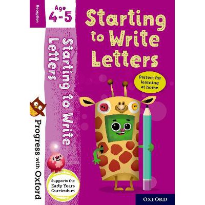 Progress with Oxford: Progress with Oxford: Starting to Write Letters Age 4-5- Practise for School with Essential English Skills-Books-Oxford University Press-Yes Bebe