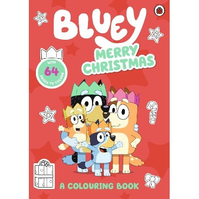 Bluey: Merry Christmas: A Colouring Book-Books-Ladybird-Yes Bebe