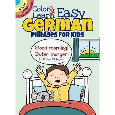 Color & Learn Easy German Phrases for Kids-Books-Dover Children's-Yes Bebe