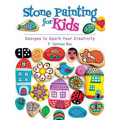 Stone Painting for Kids: Designs to Spark Your Creativity-Books-Dover Children's-Yes Bebe