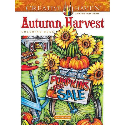 Creative Haven Autumn Harvest Coloring Book-Books-Dover Publications Inc.-Yes Bebe