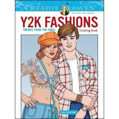 Creative Haven Y2K Fashions Coloring Book: Trends from the 2000s!-Books-Dover Publications Inc.-Yes Bebe