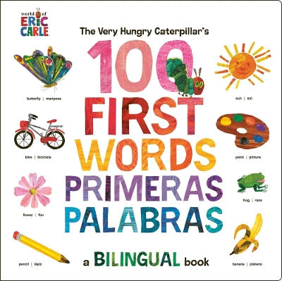 The Very Hungry Caterpillar's First 100 Words / Primeras 100 palabras: A Spanish-English Bilingual Book-Books-Penguin Young Readers-Yes Bebe