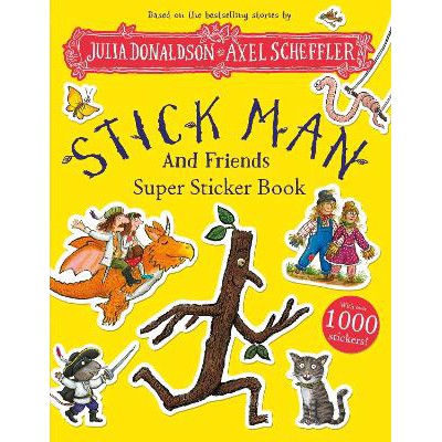Stick Man and Friends Super Sticker Book-Books-Alison Green Books-Yes Bebe