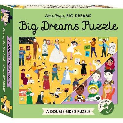 Little People, BIG DREAMS Puzzle: 100-Piece Double-Sided Puzzle