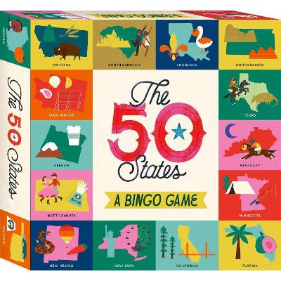 The 50 States Bingo: A Bingo Game for Explorers-Books-Kaddo-Yes Bebe