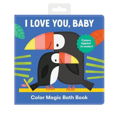 I Love You, Baby Color Magic Bath Book-Books-Mudpuppy Press-Yes Bebe