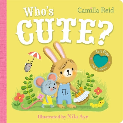 Who's Cute?: A felt flaps book with a mirror-Books-Macmillan Children's Books-Yes Bebe