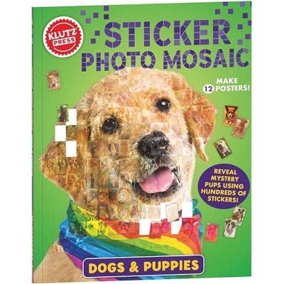 Sticker Photo Mosaic: Dogs & Puppies-Books-Klutz Press Inc-Yes Bebe