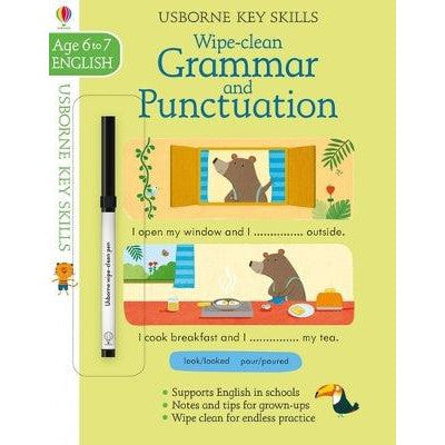 Wipe-clean Grammar & Punctuation 6-7-Books-Usborne Publishing Ltd-Yes Bebe