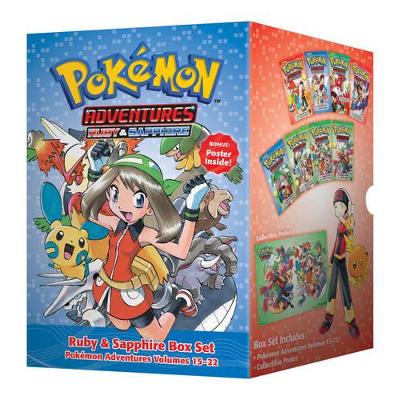 Pokémon Adventures Ruby & Sapphire Box Set: Includes Volumes 15-22-Books-Viz Media, Subs. of Shogakukan Inc-Yes Bebe