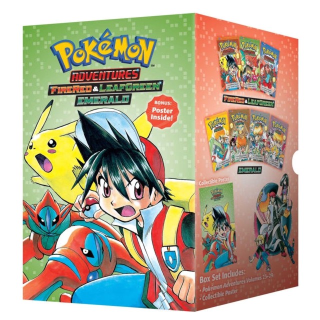 Pokémon Adventures FireRed & LeafGreen / Emerald Box Set: Includes Vols. 23-29