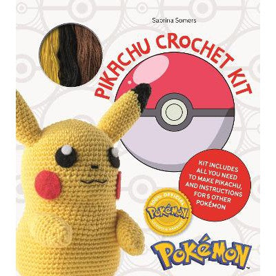 PokéMon Crochet Pikachu Kit: Kit Includes Materials to Make Pikachu and Instructions for 5 Other PokéMon-Books-David & Charles-Yes Bebe