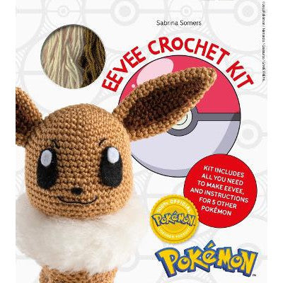 PokéMon Crochet Eevee Kit: Kit Includes Materials to Make Eevee and Instructions for 5 Other PokéMon-Books-David & Charles-Yes Bebe