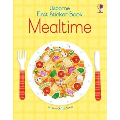 First Sticker Book Mealtime-Books-Usborne Publishing Ltd-Yes Bebe
