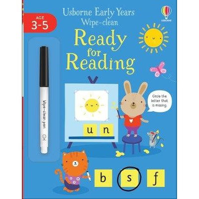 Early Years Wipe-Clean Ready for Reading-Books-Usborne Publishing Ltd-Yes Bebe