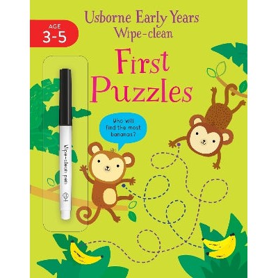 Early Years Wipe-Clean First Puzzles-Books-Usborne Publishing Ltd-Yes Bebe
