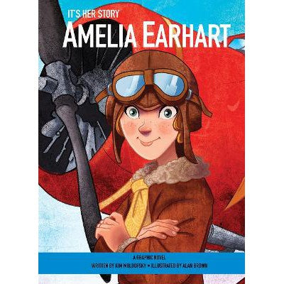 It's Her Story Amelia Earhart A Graphic Novel-Books-Sunbird Books-Yes Bebe