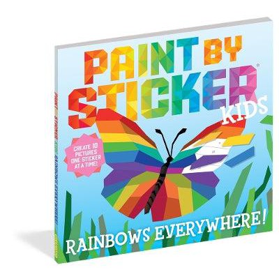 Paint by Sticker Kids: Rainbows Everywhere!: Create 10 Pictures One Sticker at a Time!-Books-Workman Children's-Yes Bebe