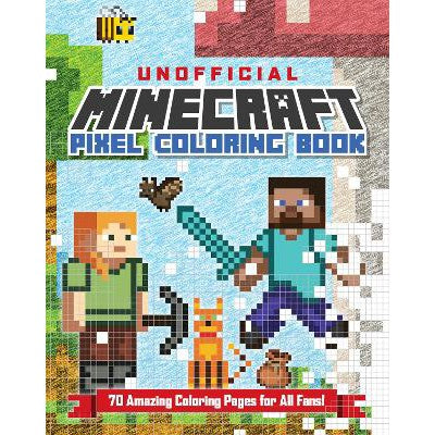 The Unofficial Minecraft Pixel Coloring Book: Volume 1