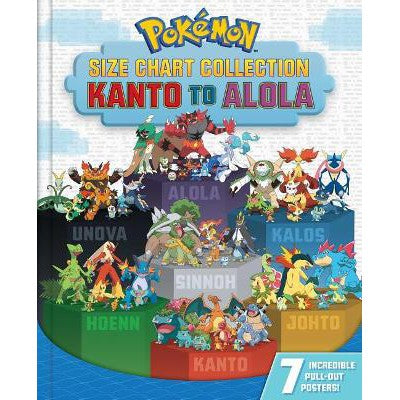 Pokémon Size Chart Collection: Kanto to Alola-Books-Pikachu Press-Yes Bebe