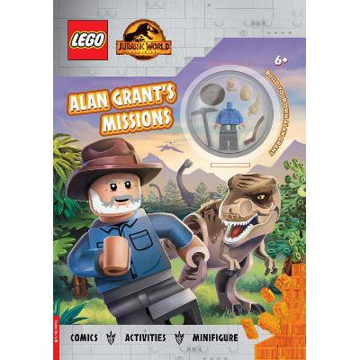 LEGO® Jurassic World™: Alan Grant’s Missions: Activity Book with Alan Grant minifigure-Books-Buster Books-Yes Bebe
