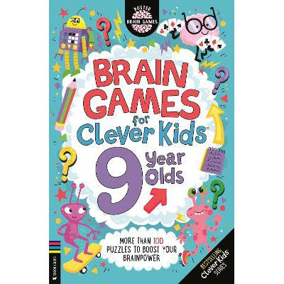 Brain Games for Clever Kids® 9 Year Olds: More than 100 puzzles to boost your brainpower-Books-Buster Books-Yes Bebe