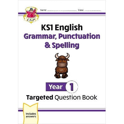 KS1 English Year 1 Grammar, Punctuation & Spelling Targeted Question Book (with Answers)