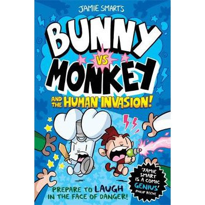Bunny vs Monkey and the Human Invasion-Books-David Fickling Books-Yes Bebe